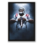 Cam Newton Art Sports Decorative Poster School Dormitory 7 Canvas Wall Art Poster Decor Gift