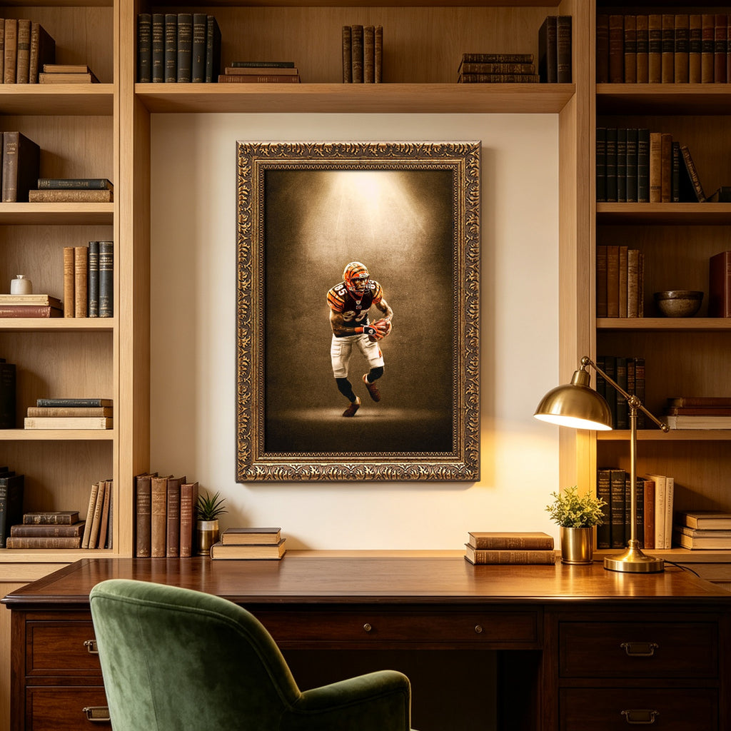 Chad Johnson Art Sports Decorative Poster School Dormitory 9 Canvas Wall Art Poster Decor Gift