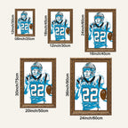 Christian McCaffrey Celebrity Sports Art Poster School Dining Room Decoration 9 Canvas Wall Art Poster Decor Gift