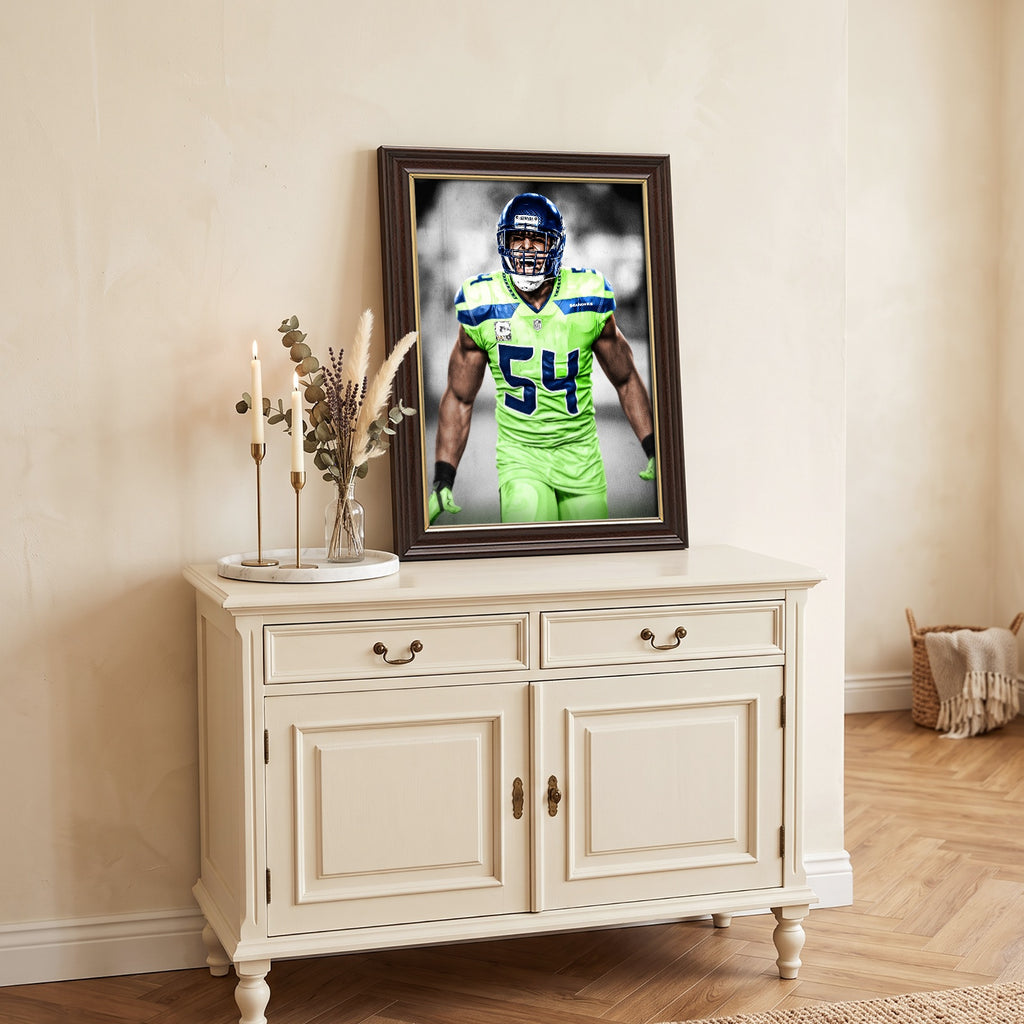 Bobby Wagner Art Sports Decorative Poster School Dormitory 7 Canvas Wall Art Poster Decor Gift