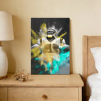 Cam Newton Sports Celebrity Art Deco Poster 3 Canvas Wall Art Poster Decor Gift