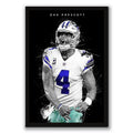 Dak Prescott Art Poster 1 Canvas Wall Art Poster Decor Gift