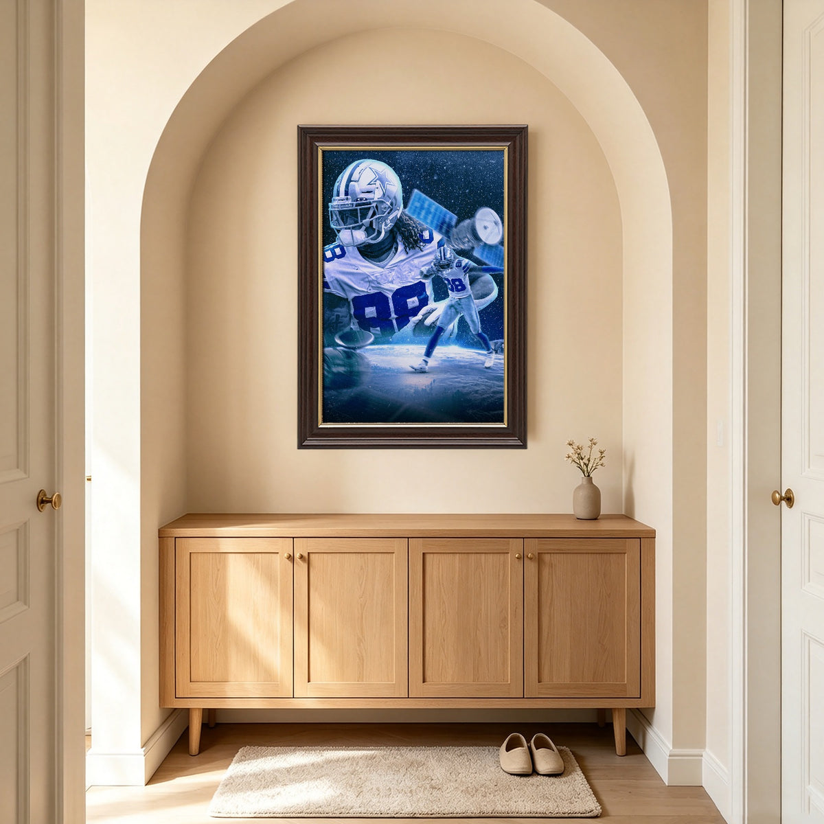 CeeDee Lamb Sports Celebrity Art Deco Poster 1 Canvas Wall Art Poster Decor Gift