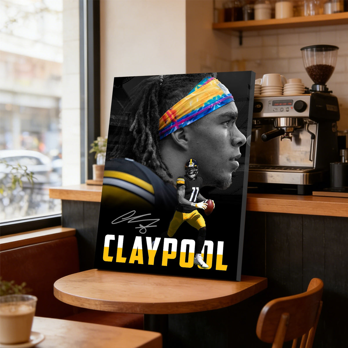 Chase Claypool Sports Celebrity Art Deco Poster 1 Canvas Wall Art Poster Decor Gift