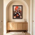 Baker Mayfield Celebrity Sports Art Poster School Dining Room Decoration 3 Canvas Wall Art Poster Decor Gift
