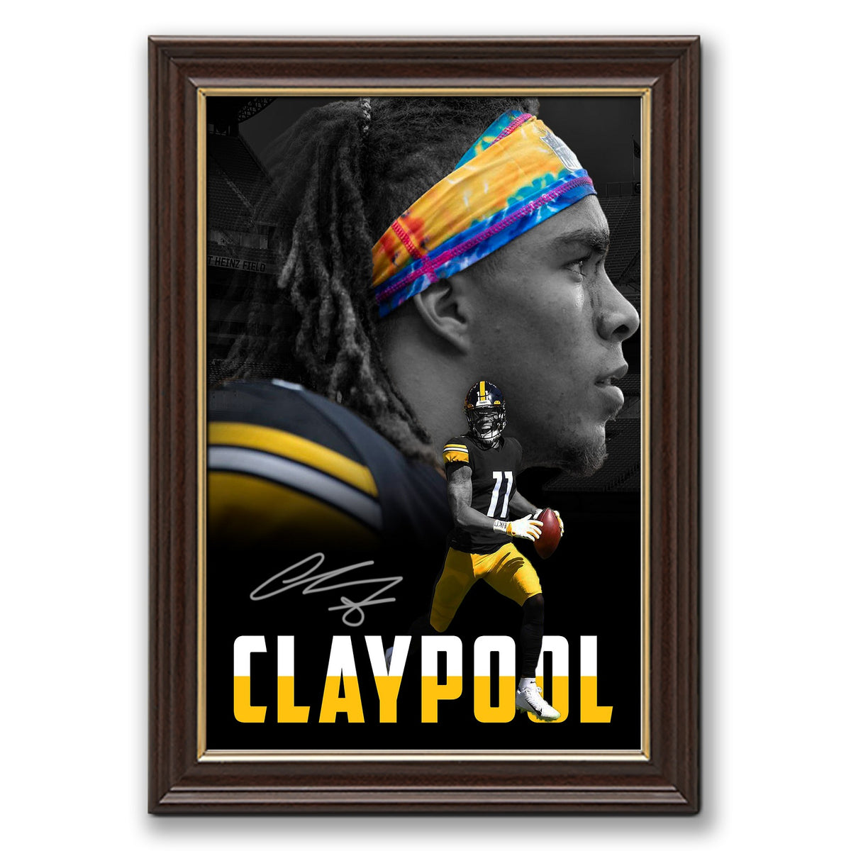 Chase Claypool Sports Celebrity Art Deco Poster 1 Canvas Wall Art Poster Decor Gift