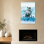 Cam Newton Sports Celebrity Art Deco Poster 4 Canvas Wall Art Poster Decor Gift