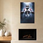 Cam Newton Art Sports Decorative Poster School Dormitory 7 Canvas Wall Art Poster Decor Gift