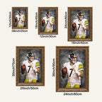 Ben Roethlisberger Celebrity Sports Art Poster School Dining Room Decoration 7 Canvas Wall Art Poster Decor Gift