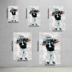 Cam Newton Celebrity Sports Art Poster School Dining Room Decoration 5 Canvas Wall Art Poster Decor Gift