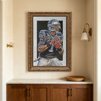 Cam Newton Sports Celebrity Art Deco Poster 6 Canvas Wall Art Poster Decor Gift