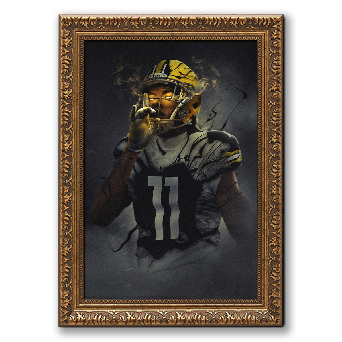 Chase Claypool Art Sports Decorative Poster School Dormitory 0 Canvas Wall Art Poster Decor Gift