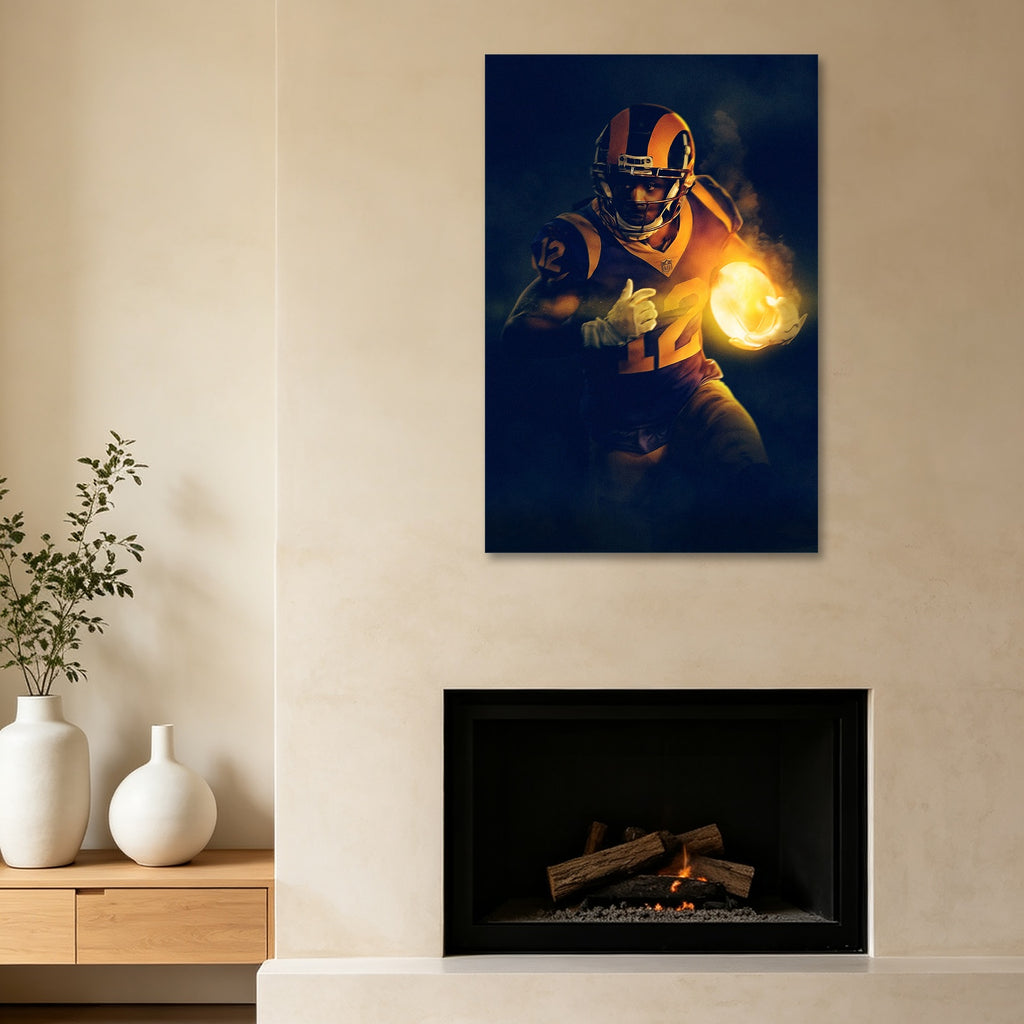 Brandin Cooks Art Sports Decorative Poster School Dormitory 0 Canvas Wall Art Poster Decor Gift