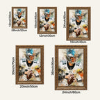 Carson Wentz Celebrity Sports Art Poster School Dining Room Decoration 7 Canvas Wall Art Poster Decor Gift