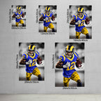 Brandin Cooks Art Sports Decorative Poster School Dormitory 5 Canvas Wall Art Poster Decor Gift