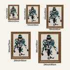 Brian Dawkins Art Poster 6 Canvas Wall Art Poster Decor Gift