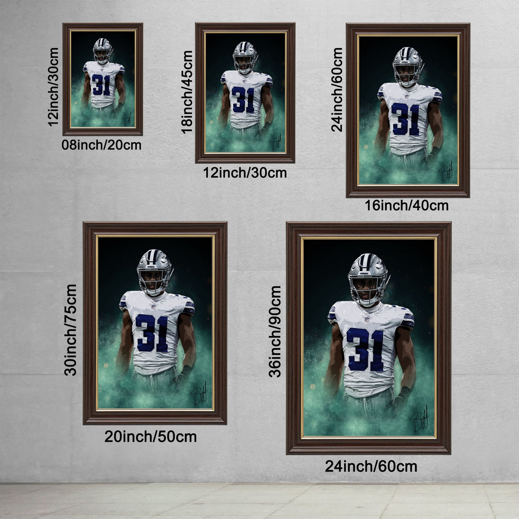 Byron Jones Celebrity Sports Art Poster School Dining Room Decoration 1 Canvas Wall Art Poster Decor Gift