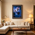 CeeDee Lamb Art Sports Decorative Poster School Dormitory 3 Canvas Wall Art Poster Decor Gift