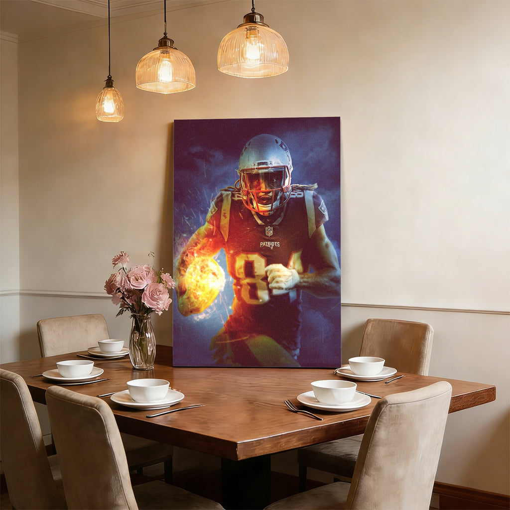 Cordarrelle Patterson Art Sports Decorative Poster School Dormitory 6 Canvas Wall Art Poster Decor Gift