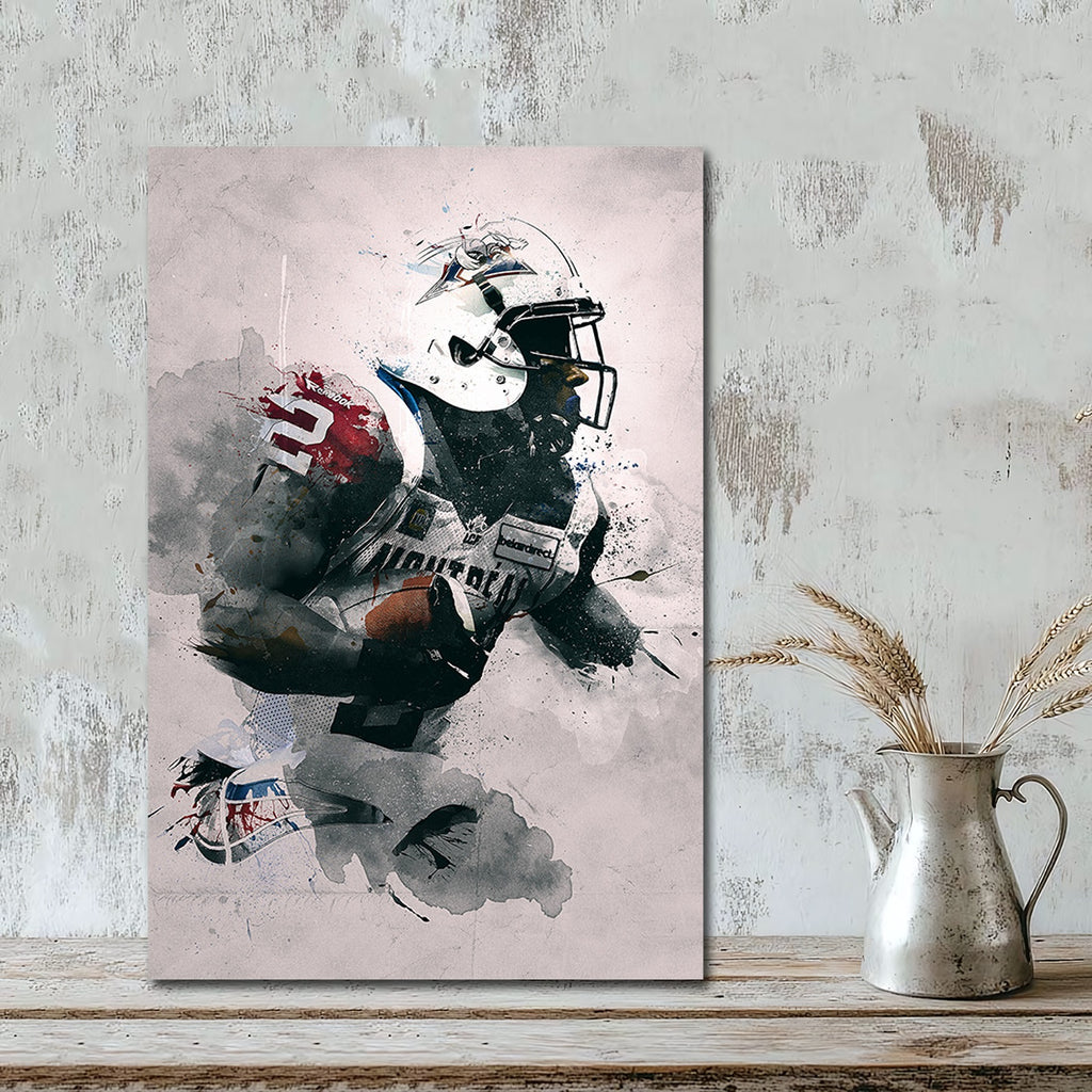 Brandon Whitaker Art Sports Decorative Poster School Dormitory 4 Canvas Wall Art Poster Decor Gift