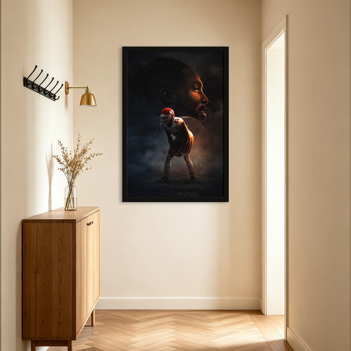 Bashaud Breeland Art Sports Decorative Poster School Dormitory 2 Canvas Wall Art Poster Decor Gift