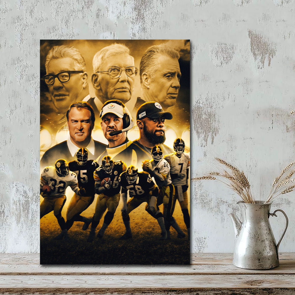 Ben Roethlisberger Art Sports Decorative Poster School Dormitory 0 Canvas Wall Art Poster Decor Gift