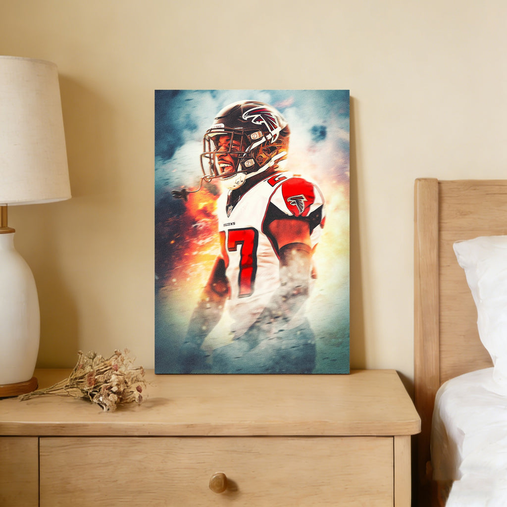 Damontae Kazee Art Sports Decorative Poster School Dormitory 5 Canvas Wall Art Poster Decor Gift