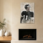 Carson Wentz Sports Celebrity Art Deco Poster 1 Canvas Wall Art Poster Decor Gift