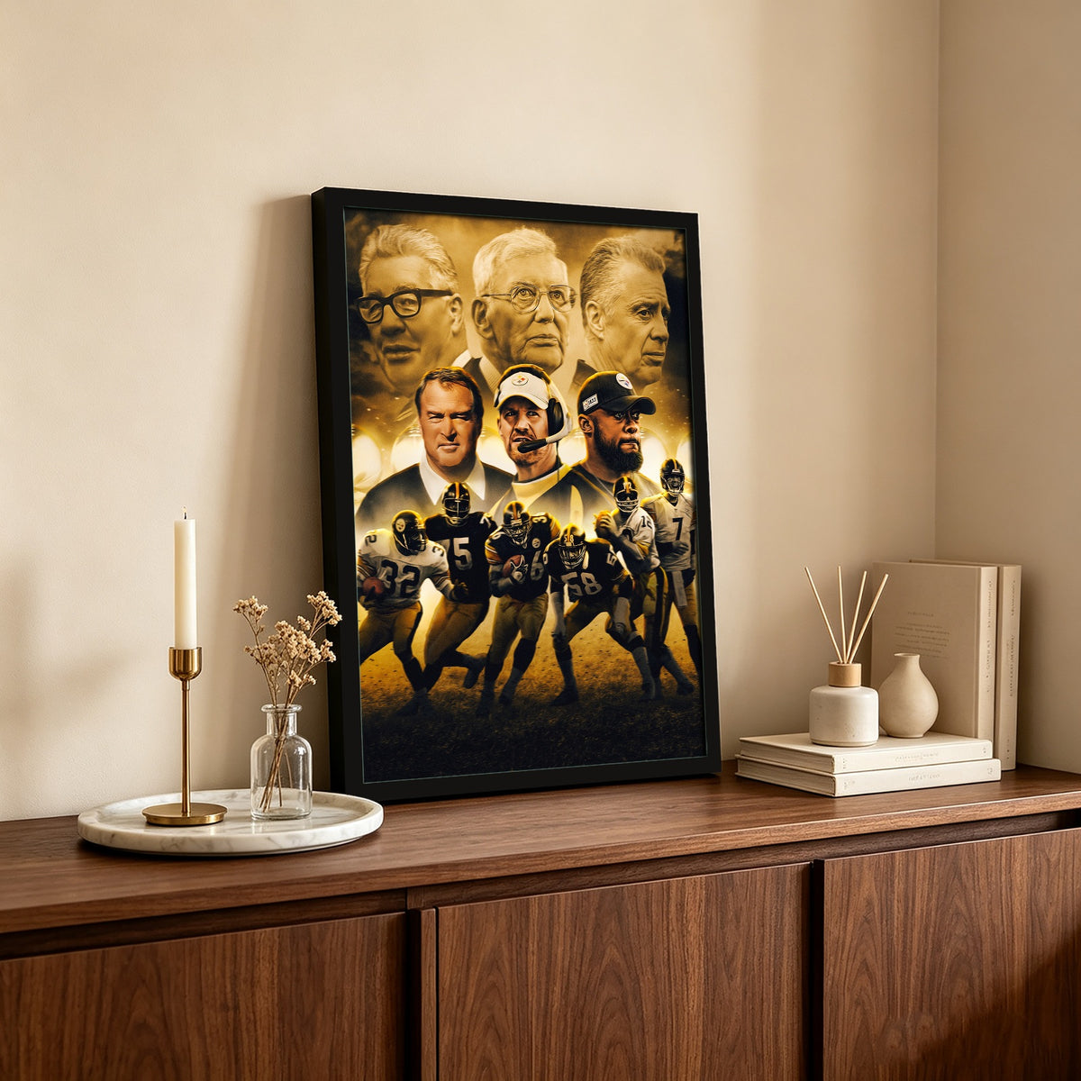 Ben Roethlisberger Art Sports Decorative Poster School Dormitory 0 Canvas Wall Art Poster Decor Gift