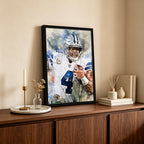 Dak Prescott Celebrity Sports Art Poster School Dining Room Decoration 0 Canvas Wall Art Poster Decor Gift