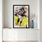 Brian Dawkins Art Poster 2 Canvas Wall Art Poster Decor Gift