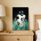 Cameron Heyward Celebrity Sports Art Poster School Dining Room Decoration 4 Canvas Wall Art Poster Decor Gift