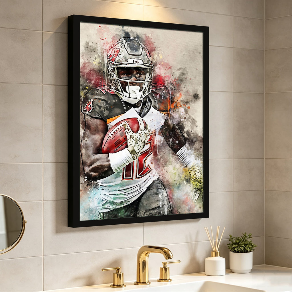 Chris Godwin Art Sports Decorative Poster School Dormitory 8 Canvas Wall Art Poster Decor Gift