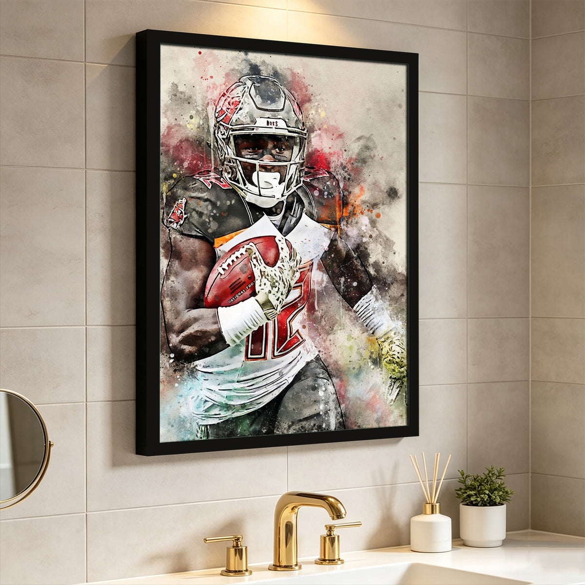 Chris Godwin Art Sports Decorative Poster School Dormitory 8 Canvas Wall Art Poster Decor Gift