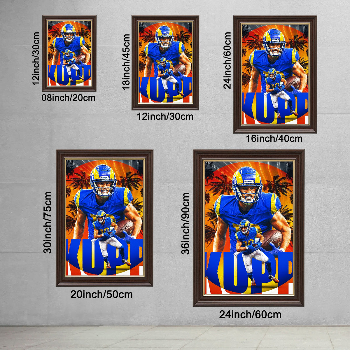 Cooper Kupp Sports Decoration Poster 1 Canvas Wall Art Poster Decor Gift