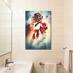 Damontae Kazee Art Sports Decorative Poster School Dormitory 5 Canvas Wall Art Poster Decor Gift