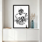 Corey Dillon Art Sports Decorative Poster School Dormitory 1 Canvas Wall Art Poster Decor Gift