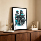 Carson Wentz Alshon Jeffery Art Sports Decorative Poster School Dormitory 6 Canvas Wall Art Poster Decor Gift