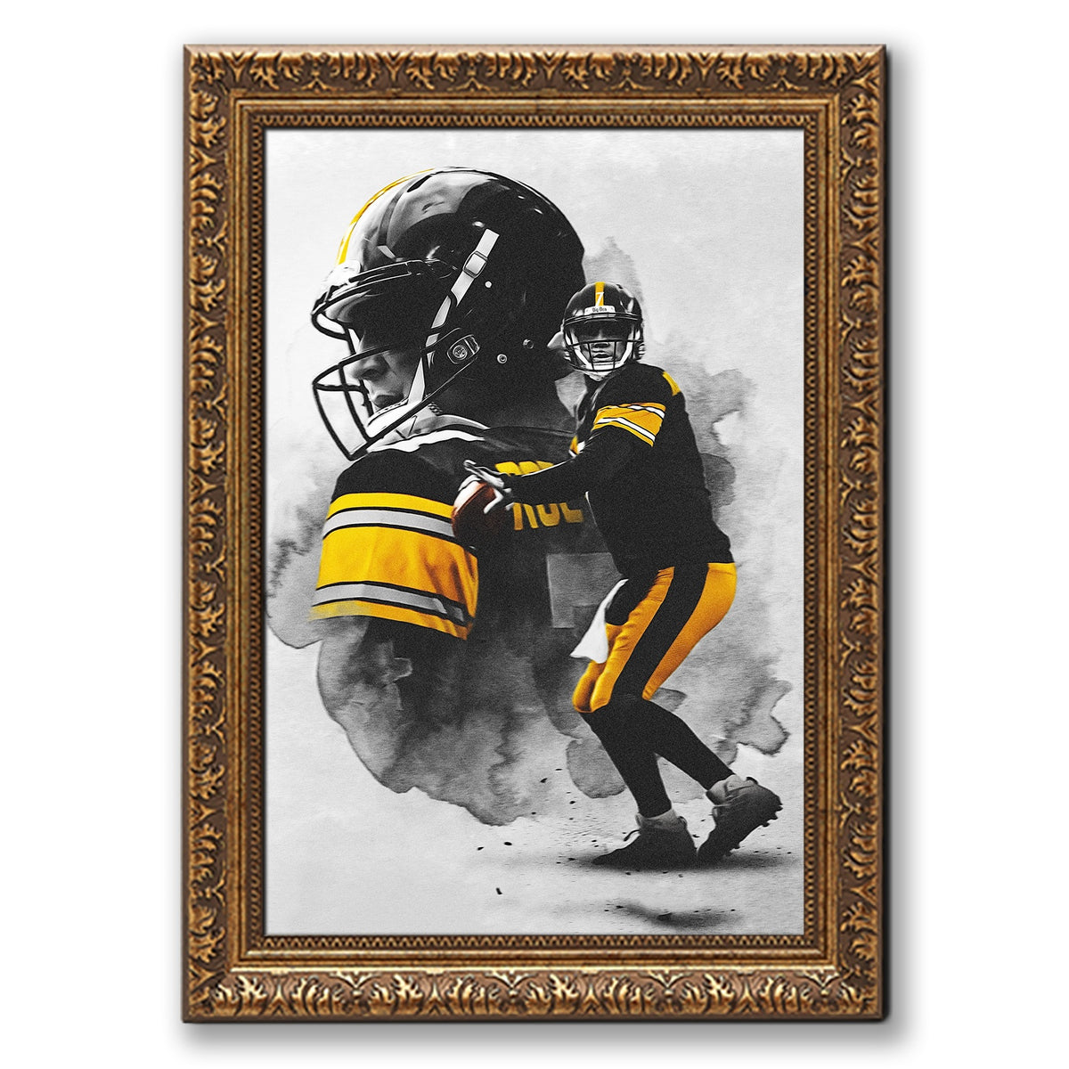 Ben Roethlisberger Art Sports Decorative Poster School Dormitory 4 Canvas Wall Art Poster Decor Gift