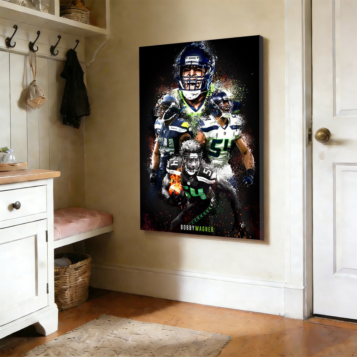 Bobby Wagner Celebrity Sports Art Poster School Dining Room Decoration 9 Canvas Wall Art Poster Decor Gift