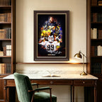 Bobby Wagner Celebrity Sports Art Poster School Dining Room Decoration 2 Canvas Wall Art Poster Decor Gift