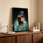 Bradley Chubb Celebrity Sports Art Poster School Dining Room Decoration 9 Canvas Wall Art Poster Decor Gift