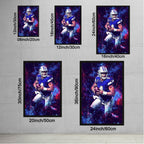 Dak Prescott Sports Celebrity Art Deco Poster 3 Canvas Wall Art Poster Decor Gift