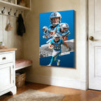 Christian McCaffrey Celebrity Sports Art Poster School Dining Room Decoration 0 Canvas Wall Art Poster Decor Gift