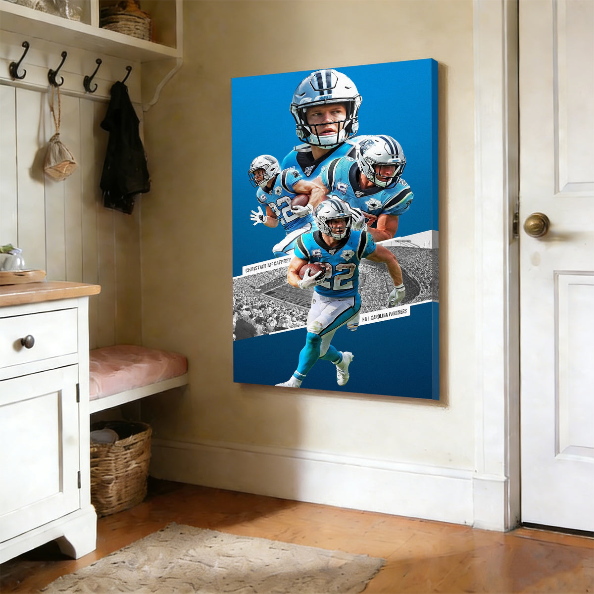 Christian McCaffrey Celebrity Sports Art Poster School Dining Room Decoration 0 Canvas Wall Art Poster Decor Gift