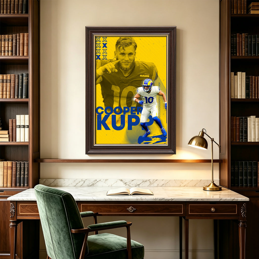 Cooper Kupp Sports Decoration Poster 4 Canvas Wall Art Poster Decor Gift