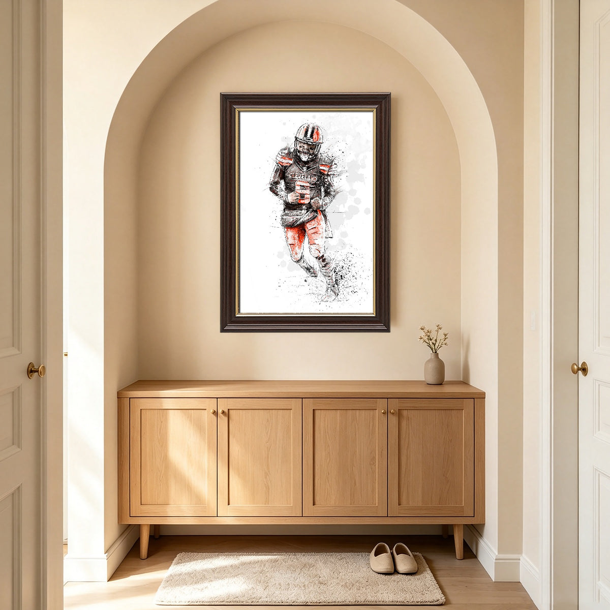 Baker Mayfield Art Sports Decorative Poster School Dormitory 0 Canvas Wall Art Poster Decor Gift
