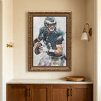 Carson Wentz Celebrity Sports Art Poster School Dining Room Decoration 8 Canvas Wall Art Poster Decor Gift