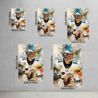 Carson Wentz Celebrity Sports Art Poster School Dining Room Decoration 7 Canvas Wall Art Poster Decor Gift