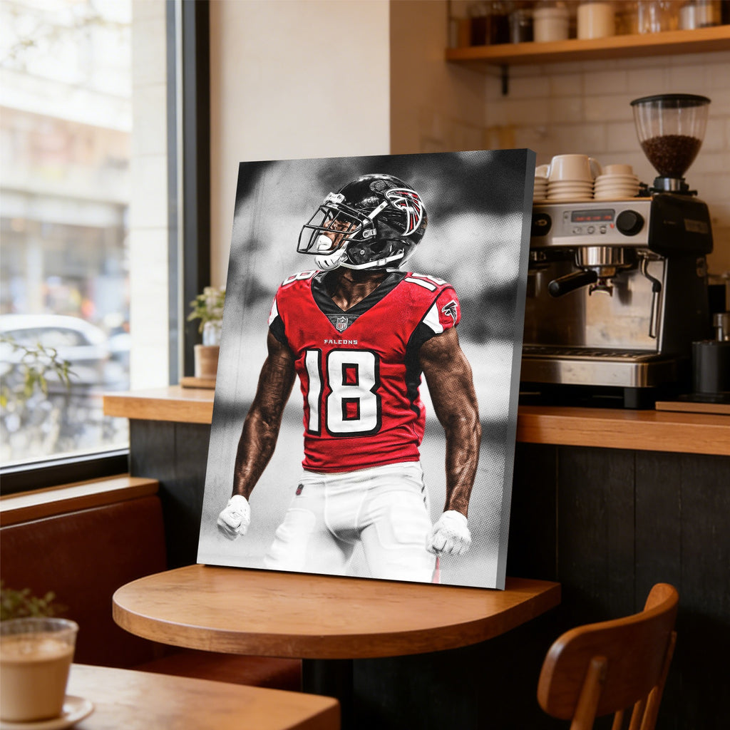 Calvin Ridley Art Sports Decorative Poster School Dormitory 9 Canvas Wall Art Poster Decor Gift